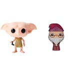 Funko Pop 6561 Harry Potter Dobby Action Figure & POP! Harry Potter : Albus Dumbledore In Red Wizard Coat Pop Vinyl Figure POP! 5863