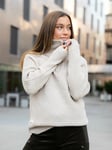 Twentyfour Finse Una Knit Sweater - Dame - Beige - 44