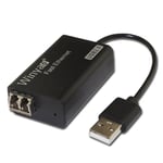 Autre USB100FX adaptateur de carte réseau Ethernet, Fiber optique, usb 2.0 à 100FX, AX88772 NIC, pour PC MacBook Air et Notebook Nipseyteko