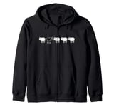 Black Sheep | The Black Sheep but Funny Zip Hoodie