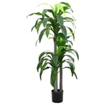 Konstgjort Dracaena-träd 36 blad 180 cm grönt