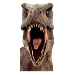 STAR CUTOUTS SC1279 Life Size Cut Out Jurassic World Tyrannosaurus (T-Rex) Dinosaur Stand-in 188cm Tall, Multi Colour,Large