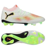 PUMA Future 8 Ultimate FG Launch Edition - Hvit/Sort/Lime Squeeze/Grønn - Gress (FG), størrelse 46½