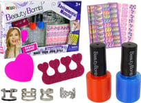 Leantoys Nagellackare Glitter Stickers Ringar