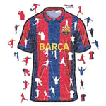 Iconic Puzzles, 100% eco-sustainable wooden puzzle with official license - Barcelona shirt, size M, 270 pieces