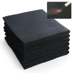 VEVOR Carbon Felt Welding Blanket 6 Pack, 21" x 20" Flame Retardant Welding Blankets, Up to 1800°F Heat Resistant Blanket Set, Cuttable Carbon Fiber Fire Retardant Insulation Welding Mat Pad