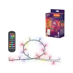 LEDVANCE Guirlande Lumineuse RGB Intelligente 200 LEDs MAGIQUES, contrôle par télécommande, Alexa, Google, WiFi, Smart+ App, IP44, Mode DIY, Synchronisation musicale, 16M couleurs, pour fêtes