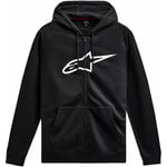 Hoodie alpinestars - Ageless v3 zip svart xxl bomull