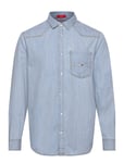 Tjm Rlx Western Denim Shirt Blue Tommy Jeans