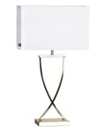 By Rydéns Omega bordslampa h69cm mässing/vit