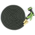 Garden Hose 50FT Expandable Garden Hose Kink-Free Flexible Water Hose with 10-Pattern Spray Nozzle