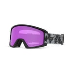 Giro Womens Dylan Snow Goggles - Black and Grey Botanical LX, Amber Pink/Yellow Lens