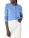 Amazon Essentials Gilet Col Rond Léger (Grandes Tailles Disponibles) Femme, Bleu, XS