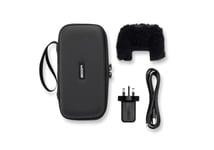 Zoom APH-2e (UK version) Accessory package for the Zoom H2essential Handy Recorder, H2e soft case, fur windscreen, power adapter, USB-C cable