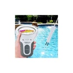 Jalleria - Testeur de qualité d'eau piscine pH et teneur en Chlore électronique câble 13 cm