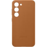 Samsung Galaxy S23 5G Leather Case - Camel