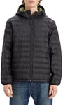 Levi's Men's Pierce Packable Jacket, Jet Black, L