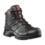 Chaussures de sécurité Haix Black Eagle Safety 54 Mid, noir/rouge, pointure 46 - Noir