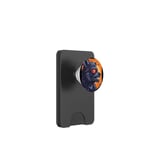 Loup-garou amusant avec lunettes de soleil pour les amateurs de loups-garous PopSockets PopWallet pour MagSafe