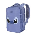 Disney Lilo et Stitch Face-Grand Sac à Dos de Voyage Mercury 47x23x33cm, Bleu, Capacité 35 L