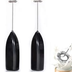 Rfvtgb Milk Frother Handheld, Coffee Frother Battery Operated - Electric Whisk Coffee Stirrers, Milk Foamer, Mixer Useful Gifts To Create Froth For Bulletproof Coffee 2 Pack