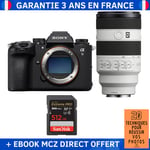 Sony A9 III + FE 70-200mm f/4 Macro G OSS II + 1 SanDisk 512GB Extreme PRO UHS-II SDXC 300 MB/s + Ebook '20 Techniques pour Réussir vos Photos' - Appareil Photo Professionnel