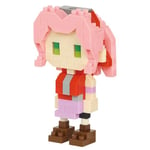 nanoblock Bandai Naruto Shippuden - Figurine Sakura Haruno - Figurine en Briques 160 pièces - Jeu de Construction Montage Maquette - Kit Construction Jouet Enfant 12 Ans et + Ado Adultes - NBCN136