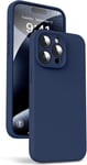 Coque Silicone Bleu Nuit Pour iPhone 15 Pro Little Boutik®