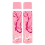 2 x Charlie Pink Body Fragrance 75ml