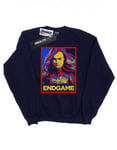 Marvel Womens/Ladies Avengers Endgame Captain Marvel Poster Sweatshirt - S