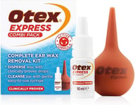 Otex Express Combi Pack - Complete Ear Wax Removal Kit - 10ml