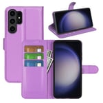 samsung Samsung Galaxy S24Ultra PU Wallet Case Purple