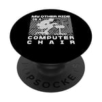 My Other Ride Is a Computer Chair Funny Programming Humour PopSockets PopGrip Interchangeable