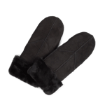 Jasmin Sheepskin Mitten - Black