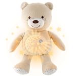 Chicco Musical Projector, First Dreams Baby Bear Soft Toy, Night Light, Neutral