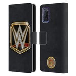 OFFICIAL WWE TITLE BELTS LEATHER BOOK WALLET CASE COVER FOR OPPO PHONES