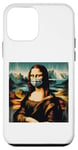 Coque pour iPhone 12 mini Illustration artistique de graffiti de Léonard de Vinci, Mona Lisa