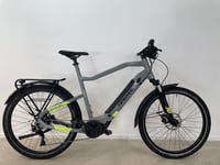 Haibike Trekking 6 500Wh High 2021 Cool Grey/Yellow XXL (64 cm)  Grå Recycle - Elcykel-Recycle - Hybrid Elcykel-Recycle