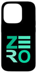 Coque pour iPhone 14 Pro Bleu sarcelle Aqua Zeroed In! Teal Aqua Graphic