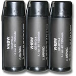 Vhbw - 3x Batterie compatible avec Ryobi RP4020 Digital Multimeter, RP4300 Tek4, RP4310, RP4400 outil électrique (1500 mAh, Li-ion, 4 v)