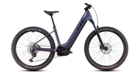 Vtt electrique semi rigide cube reaction hybrid pro 800 easy entry shimano deore deore xt 12v 800 wh 27 5   gris metallic 2025