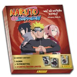 Panini Naruto Shippuden 2 Coffret de 1 Album + 18 Pochettes + 3 Cartes Edition Limitée, 004628MCOUAFC