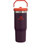 Stanley Iceflow Flip Straw Tumbler / Cup 0.89Ltr: Plum - Leakproof & Ice Cold