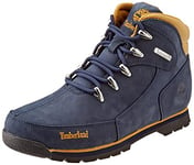 Timberland Boy's Unisex Kids Euro Rock (Toddler) Chukka/Mid, Navy Nubuck, 7.5 UK Child