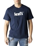 Levi's Levis Mens T-Shirt - Blue Cotton - Size Small