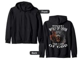 Better To Be A Wolf Of Odin Than A Lamb Of God Norse Viking Zip Hoodie