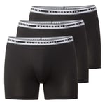 Baldessarini Boxers Pour Homme, Lot De 3 - Cyclists, Sous-Vêtements, Caleçons, Coton, Logo Noir/Gris/Vert M (Medium)