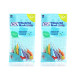 2 x TEPE INTERDENTAL BRUSH MIXED PACK  8 PIECES SIZE 0-7 - FREE SHIPPING