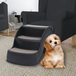 Prolenta Premium - Furniture Limited - Escalier pliable à 3 marches pour chiens Noir