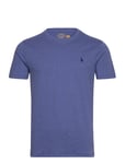 Custom Slim Fit Jersey Crewneck T-Shirt Designers T-shirts Short-sleeved Blue Polo Ralph Lauren